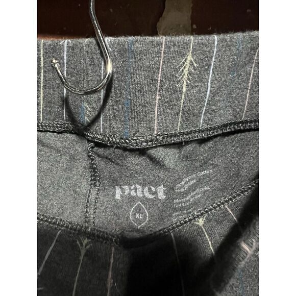Pact Womens Gray Pullon Cropped Pants Size XL - Picture 3 of 3